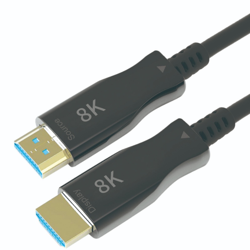 Горещи продажби 10M \/ 33 фута HDMI 8K AOC удължител с 8K @ 60Hz \/ 4K @ 120Hz 48Gbps мъжки към мъжки за видеопрожекция