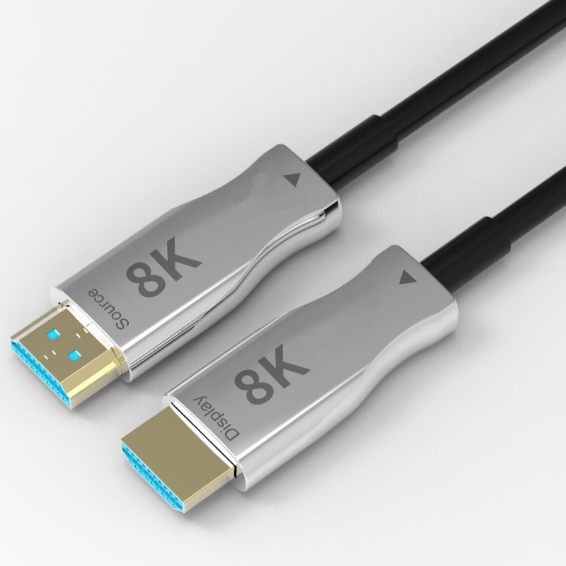 Горещи продажби 10M \/ 33 фута HDMI 8K AOC удължител с 8K @ 60Hz \/ 4K @ 120Hz 48Gbps мъжки към мъжки за видеопрожекция