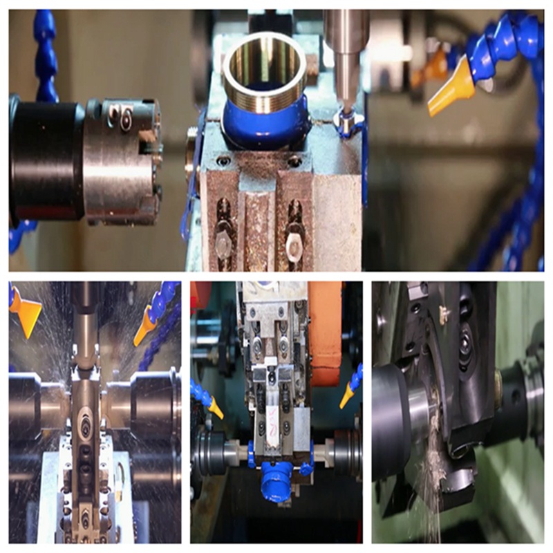 Три - Way Eight - Station Eleven - Shaft Water Nozle Body Rotary Transfer Machine