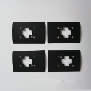 Огнезащитен PC изолационен лист GE-EFR95 изолационен лист Черен огнеупорен изолационен уплътнител