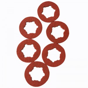 Устойчива на висока температура кръгла бърза хартия, огнеустойчива червена бърза хартия, електроизолационна хартия