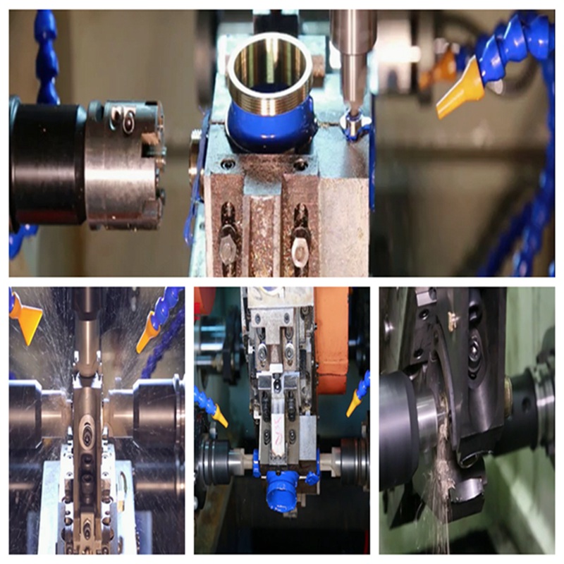 машина за механична обработка на сферични кранове производствена линия от месингов клапан