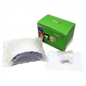 Слънчева полукръгла стенна лампа