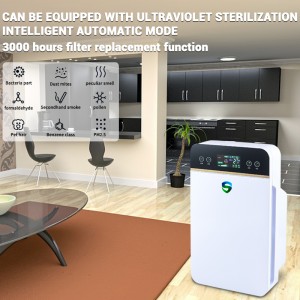 Лек пречиствател на въздуха за анион