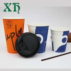 8.12.16 унции единични чаши за хартия за стена