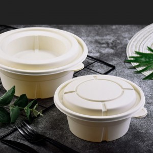 Еднократни контейнери за опаковане на храни биоразградима кутия за обяд биоразградима опаковка