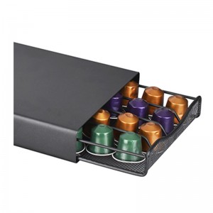 TMJ PP-584 Метален хром 40 Под Nessпресо Coffee Capsule Holder за дисплей в домашна кухня