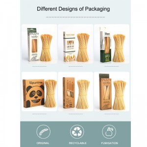 Преносима слама за пиене на царевично нишесте, биоразградима компостируема слама от слама