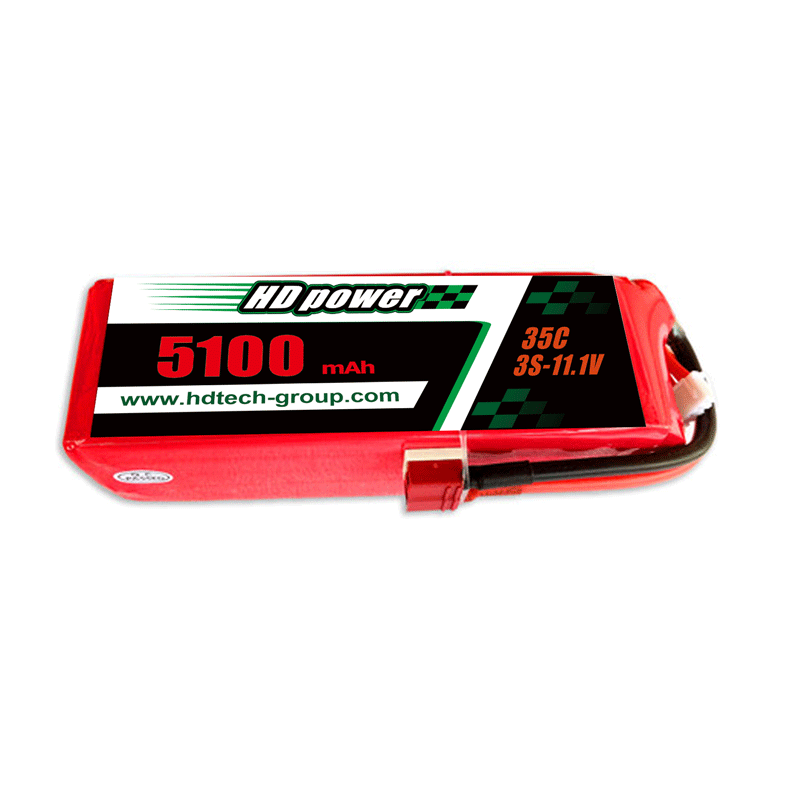 HD POWER 5100mA 3C 3S 11.1V липоматична батерия
