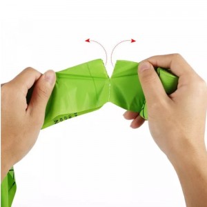 Биоразградима торбичка за отпадъци от домашни любимци торбички за кучешки изпражнения компостируем Царевично нишесте Биоразгр...