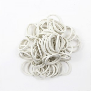 Фабрична търговия на едро с бял малък гумен пръстен с висока температура и устойчиви на стареене електронни кабелни ленти за обш...