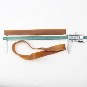 Персонализиращ се голям удължен и разширен плосък гумен колан с устойчивост на износване и високотемпературна индустриална гум...