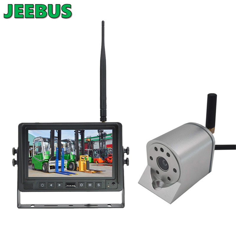 2.4GHz безжична WIFI камера за сигурност с AHD 7-инчов DVR монитор Система за наблюдение на паркиране за Forlktruck и инженерно превозно средство