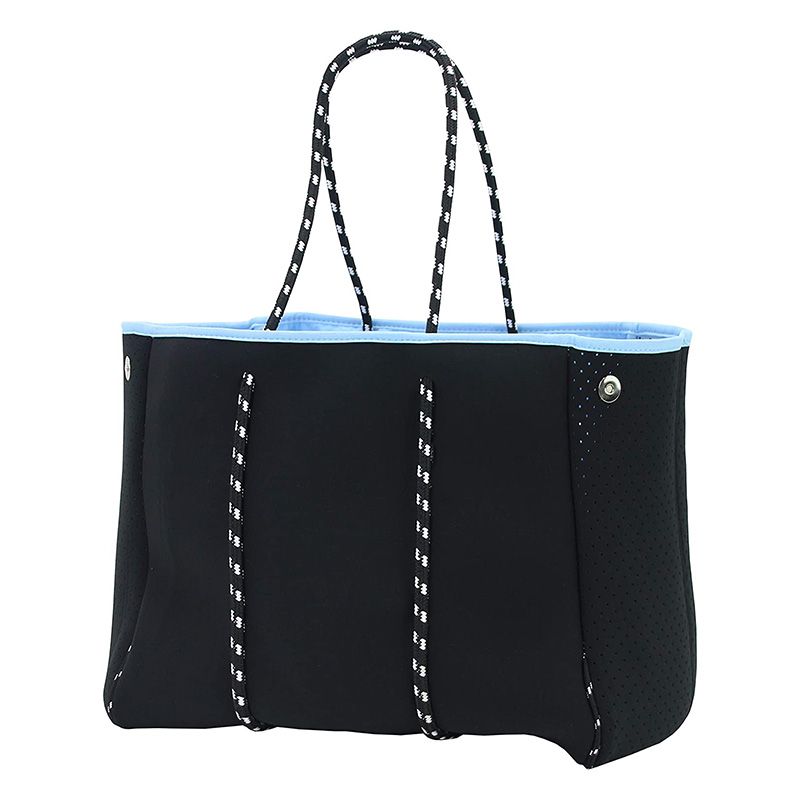 Моден дизайн Многофункционални модерниneoprene Beach Tote Bag Дамска чанта Tote Cross тялото рамо чанта голяма пазаруване неопрен чанта