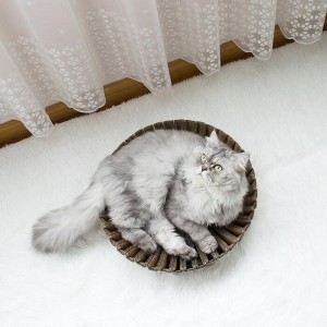 Sunflower хартиена котка надраскване гнездо