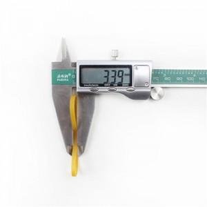 Производители Жълти естествени силни, здрави и трайни селскостопански гумени ленти