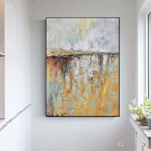 Друга картина Ръчно рисувана абстрактен портрет масло платно абстрактна стена за продажба