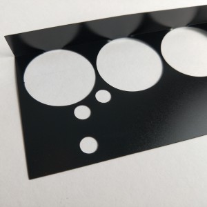 203 * 109 * 0.25mm Черна PC изолация лист, температурен устойчив и лесен за огъване Изолационен лист