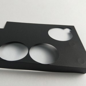 203 * 109 * 0.25mm Черна PC изолация лист, температурен устойчив и лесен за огъване Изолационен лист