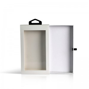 Персонализиран правоъгълник Подаръчна опаковка Прозорец кутия за телефонни принадлежности