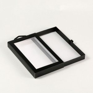 Персонализиран правоъгълник Подаръчна опаковка Прозорец кутия за телефонни принадлежности