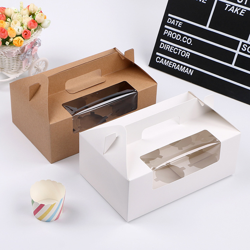 Fancy Cupcake Box 6 контейнер за торта храна пакет