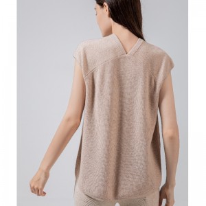 Прилив мода прост свободно време Joker Basic плетене малък V-врата 68053n