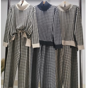 Моден случайник Joker плетени Qianbird-измазан костюм с две части 69002 \\\\ t