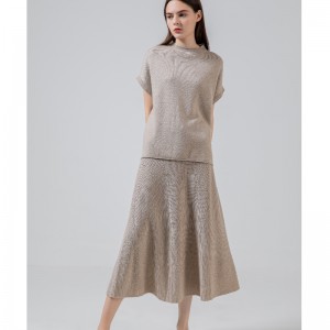 Мода случайни гъвкави плетени чадъра пола на две части 69023 \\\\ t