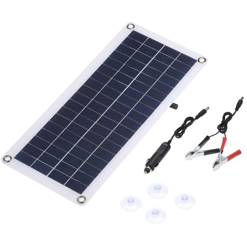 TYL 12W 18V 435 * 200 * 2.5mm полисилицинов слънчев панел за RV покрив с лодка DC5V NDC12V 12W двойно изход двоен USB интерфейс