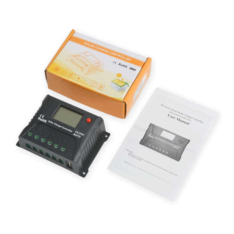 SRNE PWM Solar Off-Grid зареждащ заряд 12V N24V 10A 20A LCD макс. 55V за слънчева група литиева батерия