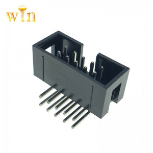 2x5p 2.54mm стъпка десен ъгъл на гнездото