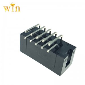 2x5p 2.54mm стъпка десен ъгъл на гнездото