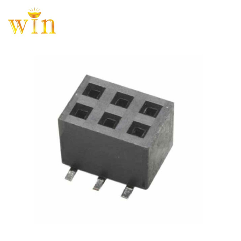 2.0mm 2x3p SMT вертикален модел женски заглавие за глава