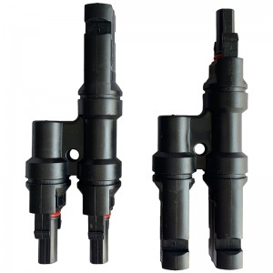 2 до1 слънчев конектор множество t клон фотоволтаичен конектор за слънчева панелна връзка мъжки и женски конектор