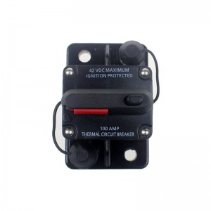 12V 24VDC 60A 80A 100A 150A 200A 250A 300A Black цвят дом слънчева система водоустойчив прекъсвач нулиране предпазител инвертор