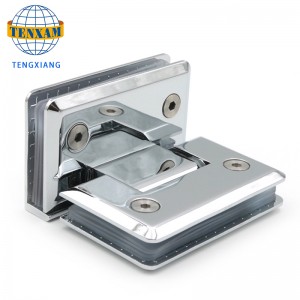 Най-продаваните 90 градусови стъкла до стъкло душ вратата шарнир