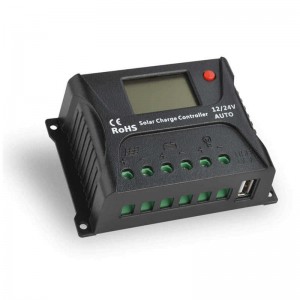 SRNE PWM Solar Off-Grid зареждащ заряд 12V N24V 10A 20A LCD макс. 55V за слънчева група литиева батерия