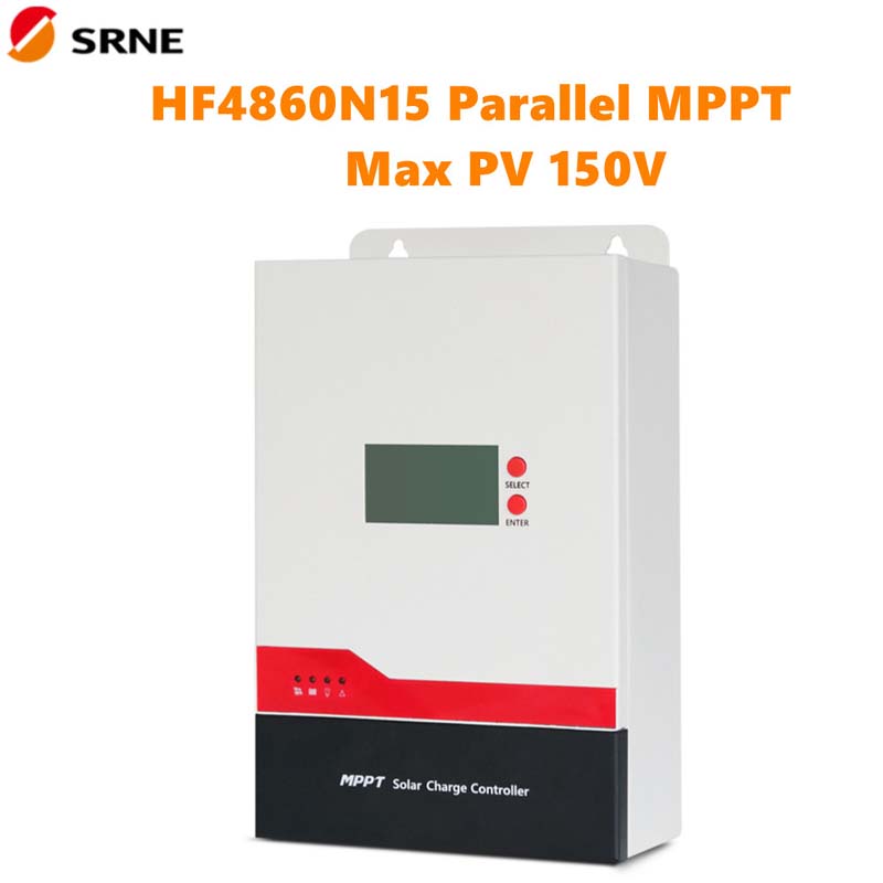 SRNE MPPT 60A 12V 24V 36V 48V Auto Solar Off-Grid Регулатор контролер MAX 150V пален палетен контролер HF4860N15