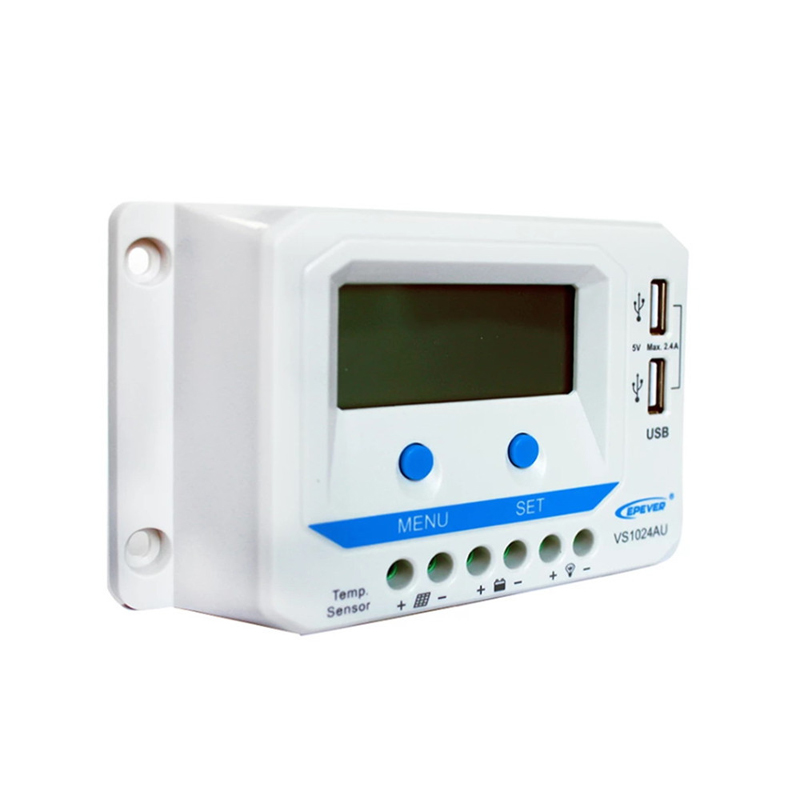 EPEVER PWM 60A45A30A20A10A слънчево зарядно устройство 12V 24V автоматично подсвочение LCD регулатор на слънчевия панел двоен USB Viewstar-au серия
