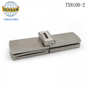 Хардуер за баня тежък дълъг дълъг сгъване 180 градуса душ врата стъкло до стъкло свободна панта