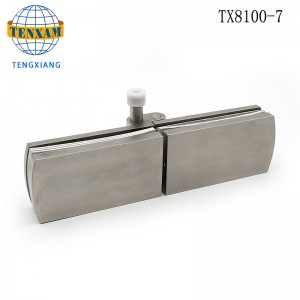 Специален тип 180 градус дълга баня клип хотел баня баня стъкло врата на пантата душ