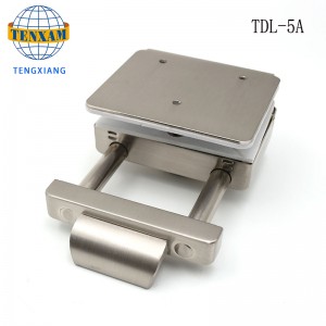 Китай доставчик на едро без рамки стъклени врати хардуер закалено плъзгане на стъкло ключалка