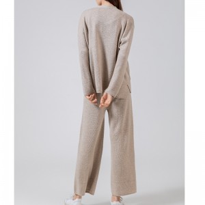 Моден случай на прост вълна пуловер Два парче малък жилетка 69059 \\\\ t