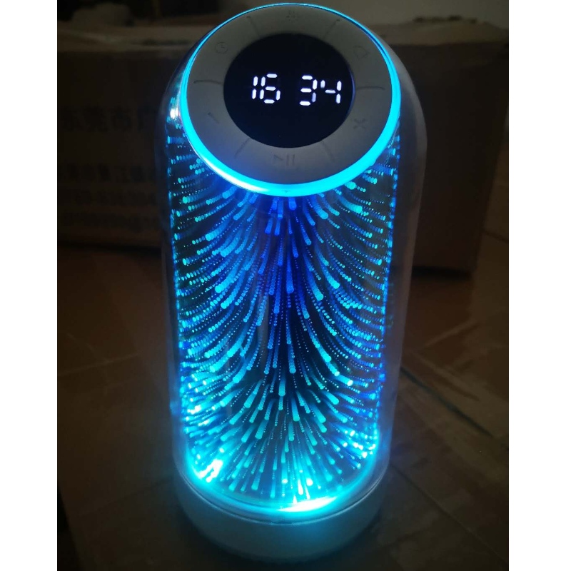 FB-BSK3 висок клас Bluetooth часовник радио високоговорител с 7 цвята смяна на LED осветление