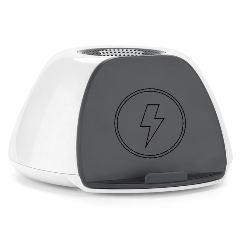 FB-BS2599W Bluetooth говорител с QI безжично зарядно устройство и телефон Cradel