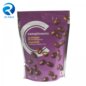 Потребителски пластмасови цип хранителна опаковка торба, хранителна опаковка с налягане на цип