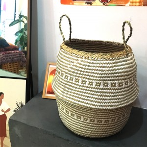 Водна кръгла декоративна кошница черна