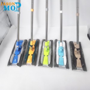 Jason висококачествен алуминиев mop микрофибърна пръчка от неръждаема стомана удължен