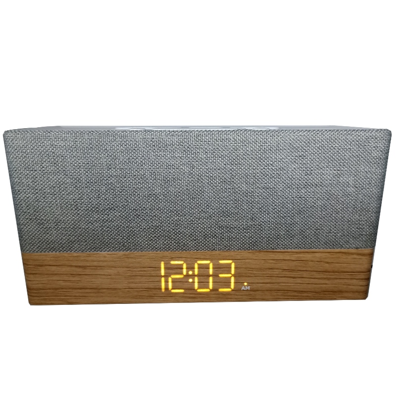 FB-CR320 висококачествен дървен Bluetooth часовник радио високоговорител w \\ t